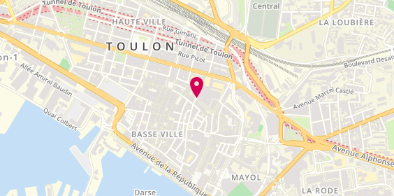 Plan de GONZALEZ Antony, 22 Rue Paul Lendrin, 83000 Toulon