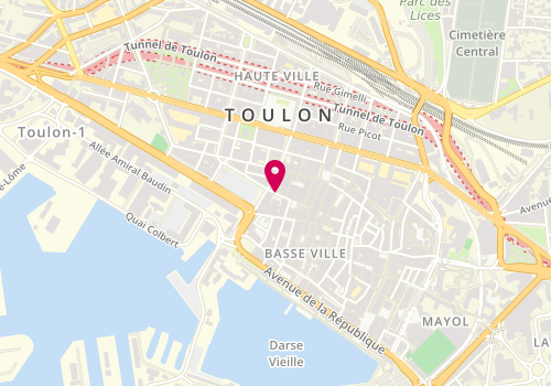 Plan de LEWON Mathieu, 4 Rue Louis Jourdan, 83000 Toulon