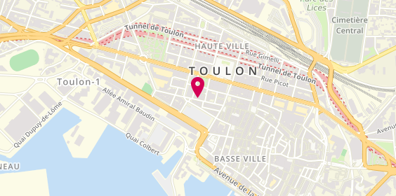 Plan de LEGRAND Adjoko, 215 Rue Jean Jaurès, 83000 Toulon