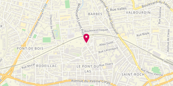 Plan de BELLINGUER Clémence, 356 Boulevard Louis Picon, 83200 Toulon