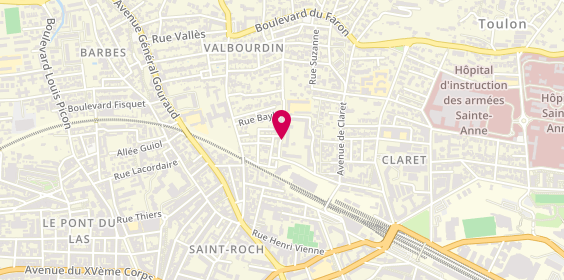 Plan de VINCIGUERRA Alex, 4 Rue Aimable Mabily, 83000 Toulon