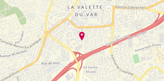 Plan de LE GALL Carole, 88 Avenue Pasteur, 83160 La Valette-du-Var