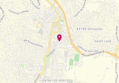 Plan de RIVA Orianne, 132 Chemin Saint Roch, 83190 Ollioules