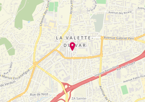 Plan de VITALI Franck, 46 Rue J Baptiste Romain, 83160 La Valette-du-Var