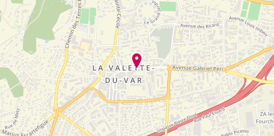 Plan de JUANICO Valérie, 77 Avenue Char Verdun, 83160 La Valette-du-Var