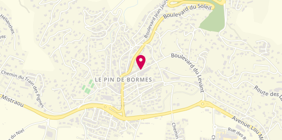 Plan de LUMINEAU Laurence, 146 Boulevard du Levant, 83230 Bormes-les-Mimosas