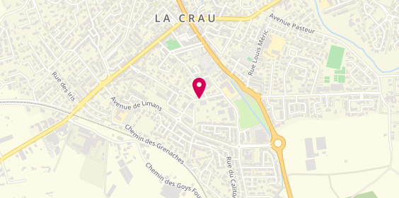 Plan de BONAUD Nathalie, 360 Rue des Chasselas, 83260 La Crau