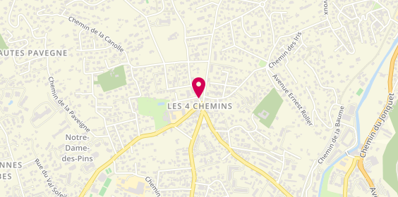 Plan de CHARRIER Carole, 10 Chemin de la Chapelle Notre Dame, 83200 Toulon