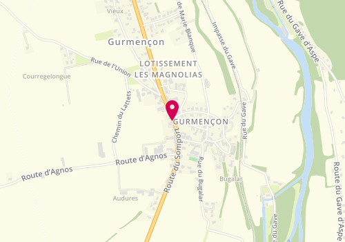 Plan de MONTANE Florent, 56 Bis Route du Somport, 64400 Gurmençon