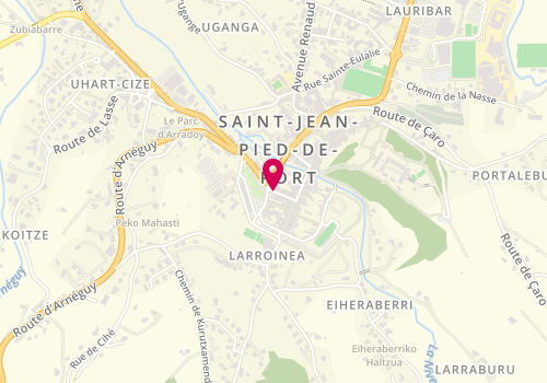 Plan de ETCHARREN Marie-Bernadette, Centre de Fret Centre le Jarra, 64220 Saint-Jean-Pied-de-Port