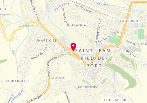 Plan de GASTAMBIDE Liliana, 2 Route d'Uhart Cize, 64220 Saint-Jean-Pied-de-Port