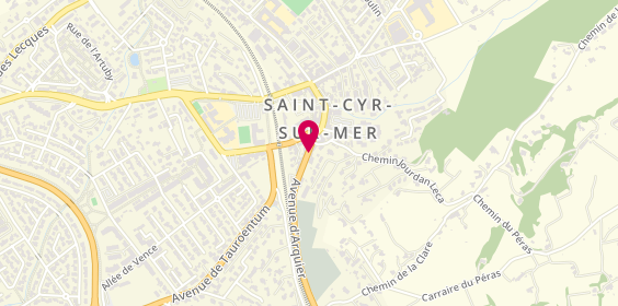 Plan de LELEU Evelyne, 3 Avenue d'Arquier, 83270 Saint-Cyr-sur-Mer