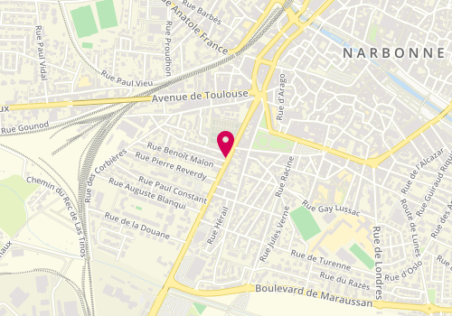 Plan de NAVARRO Joséfa, 26 Avenue du General Leclerc, 11100 Narbonne