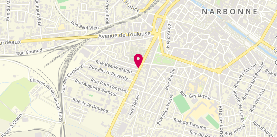 Plan de PIQUES Isabelle, 26 Boulevard du General Leclerc, 11100 Narbonne