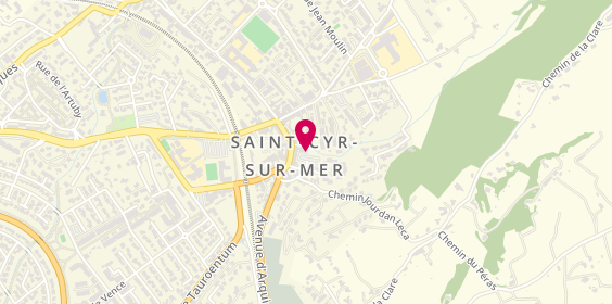 Plan de GAY Evelyne, 130 Place Emile Désirat, 83270 Saint-Cyr-sur-Mer