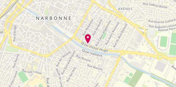 Plan de NAMURA Bernadette, 1 Rue Jacquard, 11100 Narbonne