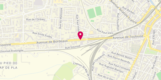 Plan de CHAUTARD Emmanuelle, 31 Avenue de Bordeaux, 11100 Narbonne