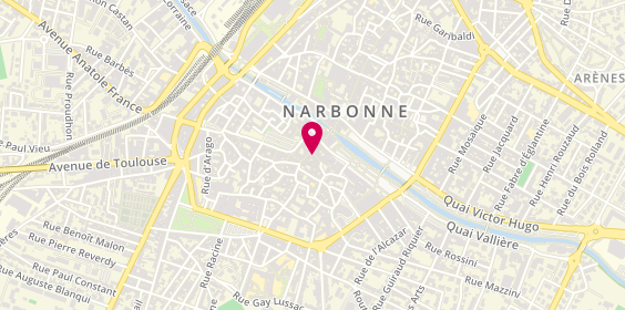 Plan de GIBERT Marie Paule, 2 Rue Benjamin Crémieux, 11100 Narbonne