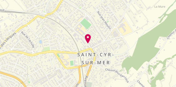 Plan de CUVELIER Romain, 6 Boulevard Jean Jaures, 83270 Saint-Cyr-sur-Mer