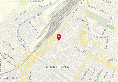 Plan de SIMONET Bruno, 15 Boulevard Marcel Sembat, 11100 Narbonne