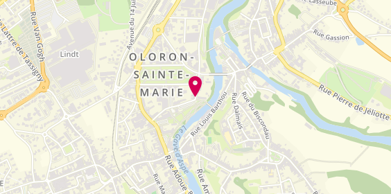 Plan de REY Sandrine, 8 Rue de la Poste, 64400 Oloron-Sainte-Marie
