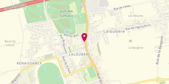 Plan de SEJOURNE Pauline, 5 Rue du Maréchal Foch, 65310 Laloubère