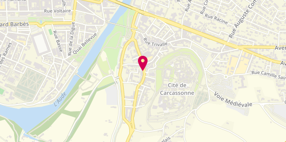 Plan de MARTRE Camille, 79 Rue de la Barbacane, 11000 Carcassonne