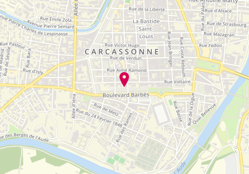 Plan de PRIETO Stéphane, 26 Boulevard Barbes, 11000 Carcassonne
