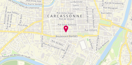 Plan de GARRIGUES Marie Aude, 26 Boulevard Barbes, 11000 Carcassonne