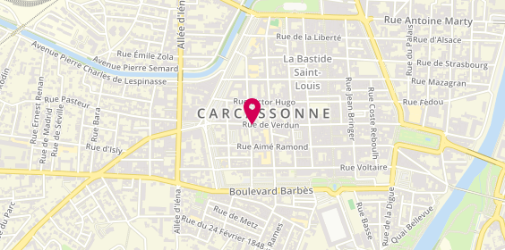Plan de FABART Marjorie, 81 Rue de Verdun, 11000 Carcassonne