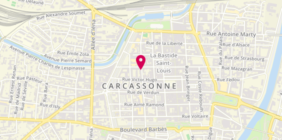 Plan de SANSUS Vanessa, 43 Rue Jules Sauzède, 11000 Carcassonne