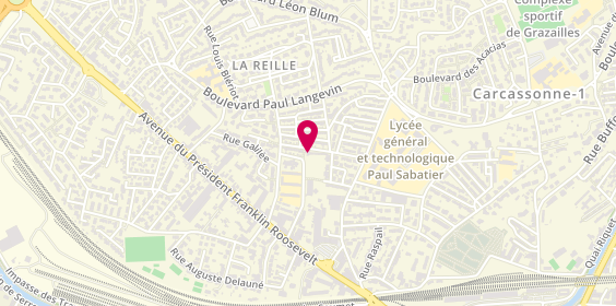 Plan de ESTÈVE Julie, 13 Bis Boulevard de la Pierre Blanche, 11000 Carcassonne