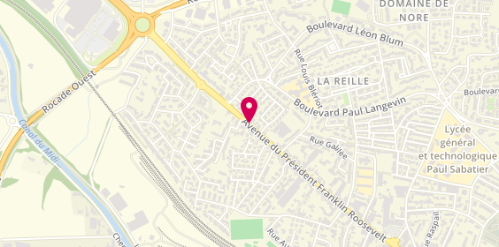 Plan de COMMELERA Alexandrine, 116 Avenue Francklin Rossevelt, 11000 Carcassonne