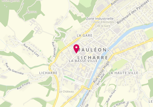 Plan de LARRAGNEGUY Karine, 62 Boulevard Gambetta, 64130 Mauléon-Licharre