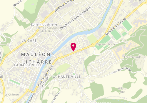 Plan de CHALLA Isabelle, Avenue de Belzunce, 64130 Mauléon-Licharre