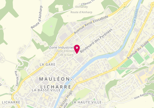Plan de ZAMETO Céline, 35 Boulevard des Pyrenees, 64130 Mauléon-Licharre