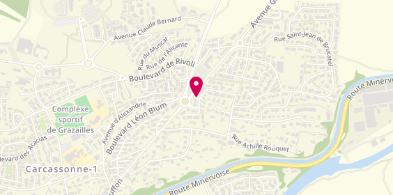 Plan de LAPART Eric, 40 Rue Fernandel, 11000 Carcassonne