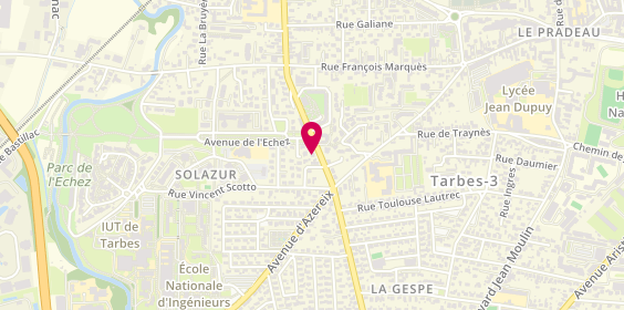Plan de DUBREUIL Laurence, 18 Boulevard du Marechal Lattre de Tassigny, 65000 Tarbes