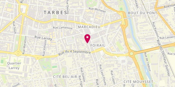 Plan de CARETTO Romuald, 13 Rue du Foulon, 65000 Tarbes