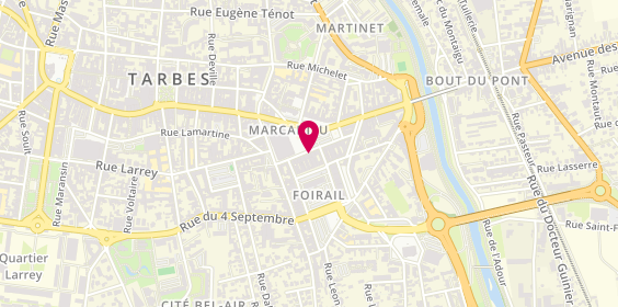 Plan de DUDIT Véronique, 18 Place Marcadieu, 65000 Tarbes
