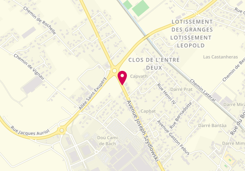 Plan de DESTUGUES Katia, 41 Route de Lourdes, 64510 Assat