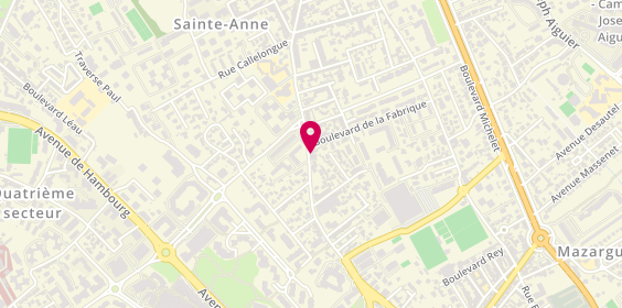Plan de GROSHANY Christel, 581 Avenue de Mazargues, 13009 Marseille