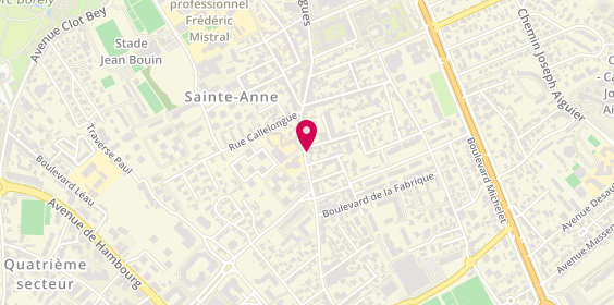 Plan de BEAUFILS Arielle, 523 Avenue de Mazargues, 13008 Marseille