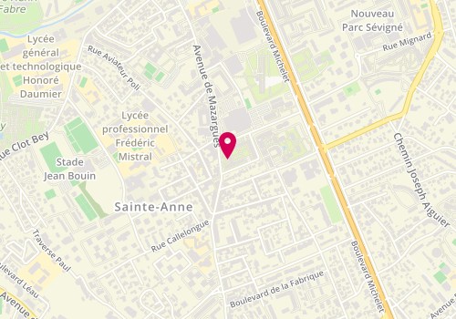 Plan de VIGNOLO Laurent, 431 Avenue de Mazargues, 13008 Marseille