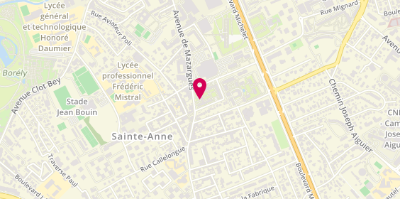 Plan de BAGNOLI MENADJELIA Roxane, 431 Avenue de Mazargues, 13008 Marseille