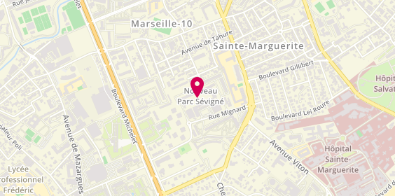 Plan de LUCCI Jean Christophe, Rue Rabutin Chantal, 13009 Marseille