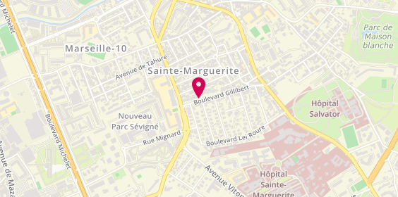 Plan de KARLE GRIGRI Sabrina, 60 Boulevard Gillibert, 13009 Marseille