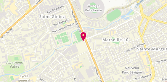 Plan de LEBON Sandy, 82 A Boulevard Michelet, 13008 Marseille