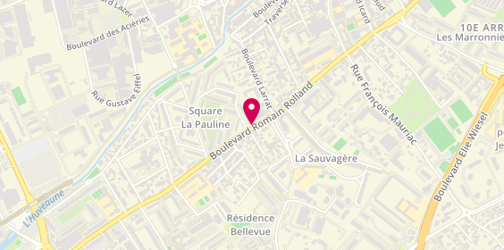 Plan de BENCHAA Samira, 258 Boulevard Romain Rolland, 13009 Marseille