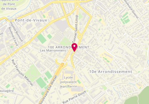 Plan de YOUSSOUF Toilanti, 181 Rue Piere Doize, 13010 Marseille